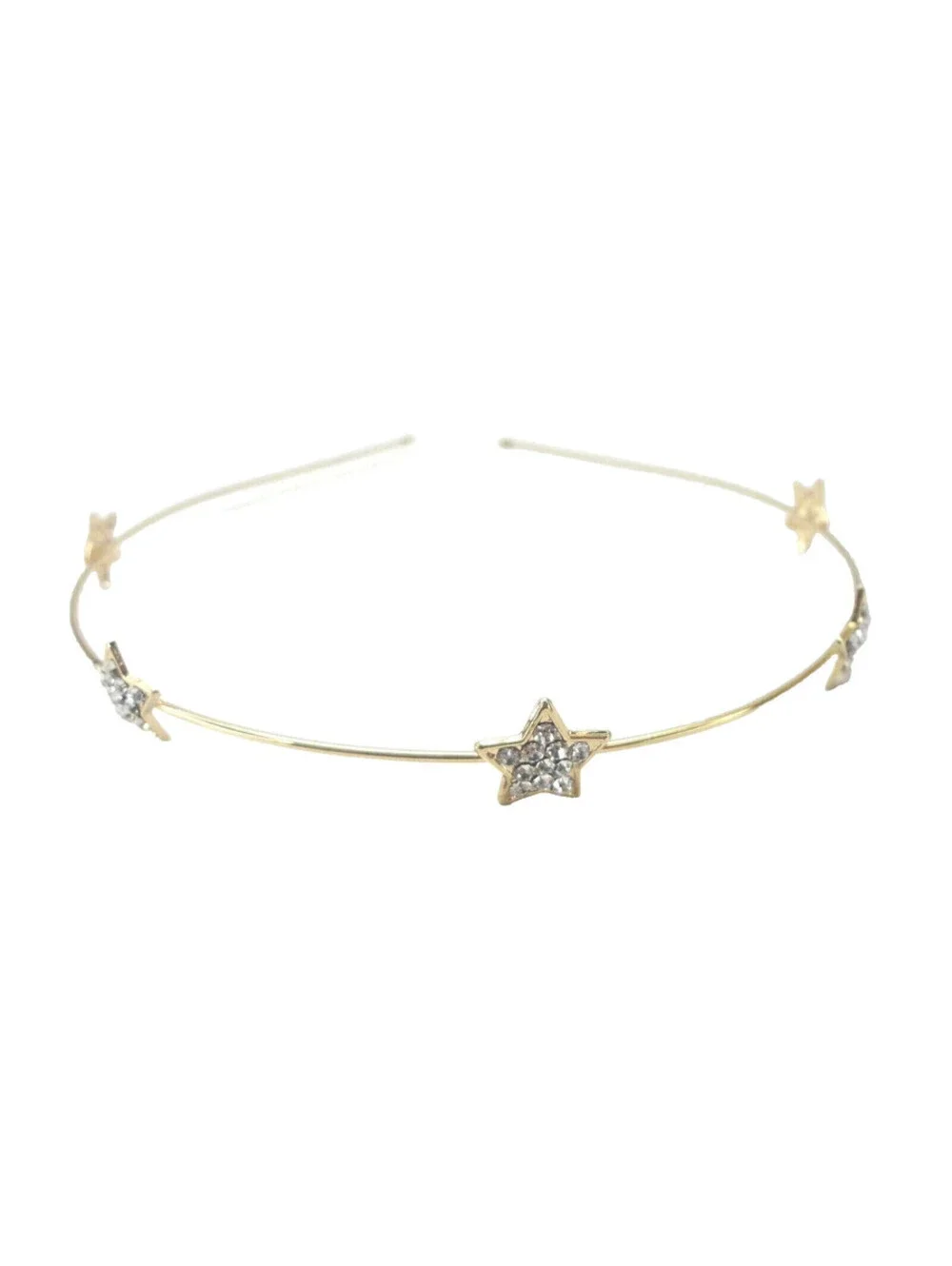 Starbright Headband Stars w/ Rhinestone 18k Gold-plated by 8 Other Reasons NEW